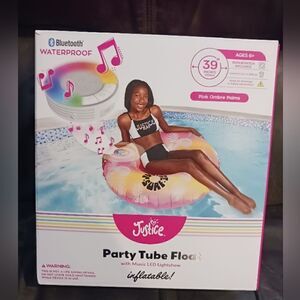 3 for $26 - Justice Party Tube Float with Waterproof Bluetooth